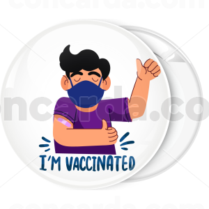 Κονκάρδα I am vaccinated 