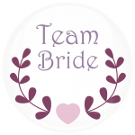 Κονκάρδα γάμου Team Bride love