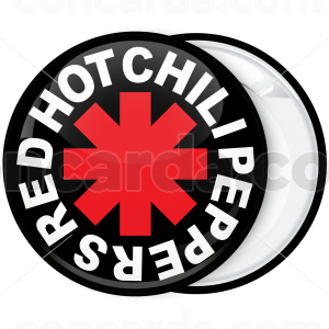 Κονκάρδα Red Hot Chili Peppers μαύρη
