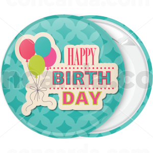 Κονκάρδα γενεθλίων Happy birthday balloons