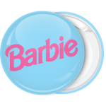 Κονκάρδα Barbie logo γαλάζιο