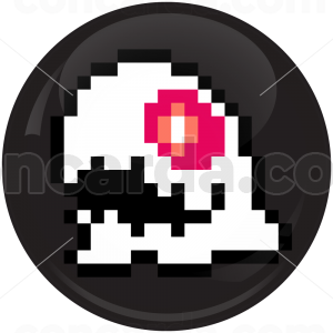 Κονκάρδα supermario bubble bobble hurry up μαύρη