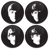 Σετ κονκάρδες The Beatles faces 4 τεμάχια