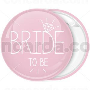 Kονκάρδα Bride to be διαμάντι ροζ