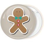 Κόκκινη Κονκάρδα Χριστουγέννων Gingerbread