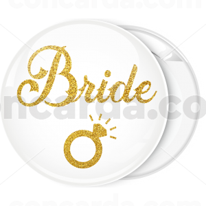 Kονκάρδα Bride Gold Glitter μονόπτερο