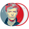 Κονκάρδα David Bowie κόκκινη πράσινη