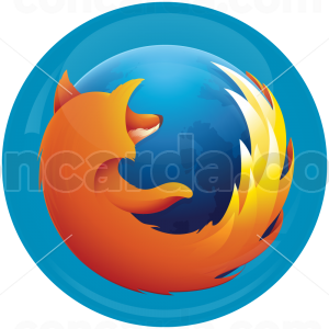 Κονκάρδα Firefox logo