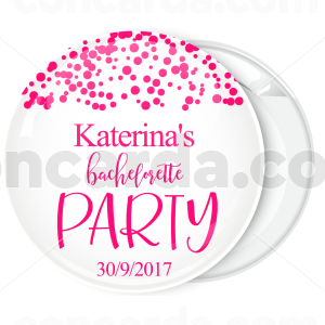 Kονκάρδα Bachelorette party Team ροζ πουά
