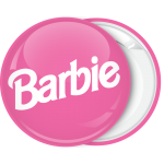 Κονκάρδα Barbie logo ροζ