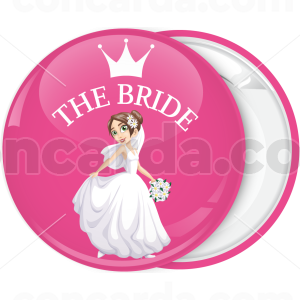 Ροζ κονκάρδα γάμου The Bride crown 