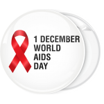 Κονκάρδα Aids world Aids day red ribbon 