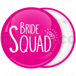 Kονκάρδα Bride Squad διαμάντι φούξια