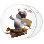 Λευκή κονκάρδα Rayman Raving Rabbids βαλίτσα 