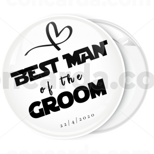 Κονκάρδα Best man flat collection λευκή