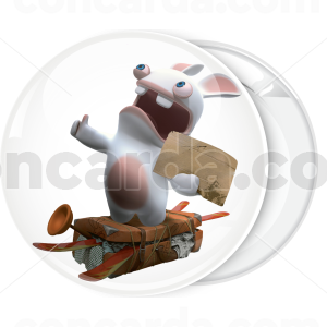 Λευκή κονκάρδα Rayman Raving Rabbids βαλίτσα 