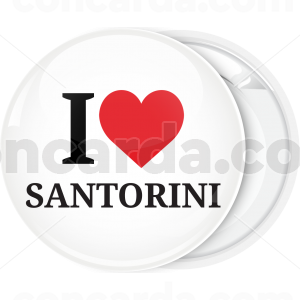 Σουβενίρ κονκάρδα I Love Santorini