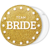 Kονκάρδα Team Bride dots χρυσή καρδιά