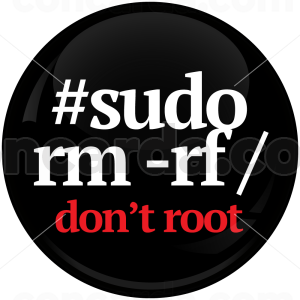 Linux >Sudo rm -rf white