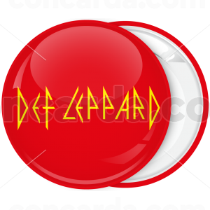 Rock κόκκινη κονκάρδα Def Leppard