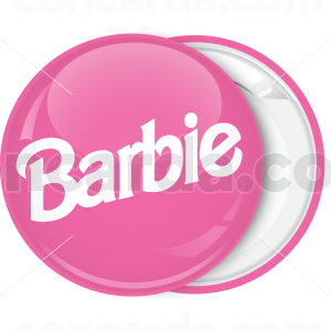 Κονκάρδα Barbie logo ροζ
