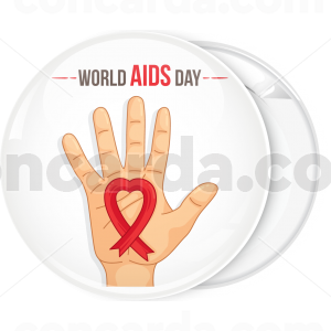 Κονκάρδα world Aids Day hand