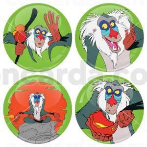 Κονκάρδα Lion King Rafiki collection 4 τεμάχια