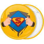 Κονκάρδα Superman dollar κίτρινη