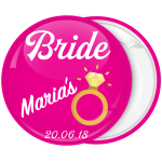 Kονκάρδα bachelorette The Bride Ring φούξια-λευκό