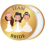 Κονκάρδα Team Bride the friends χρυσή