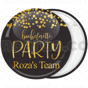 Kονκάρδα Bachelorette party Team Bride Gold 