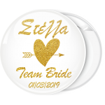 Kονκάρδα Team Bride Gold Glitter όνομα