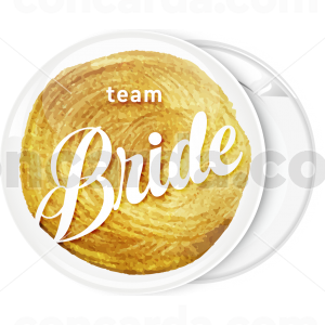 Kονκάρδα Team Bride χρυσή στάμπα