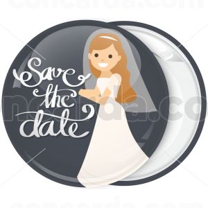 Kονκάρδα γάμου Save the date Νυφούλα
