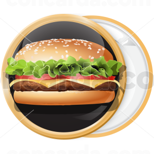 Κονκάρδα Burger Black