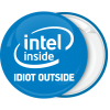 Κονκάρδα Intel inside idiot outside