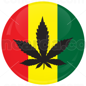 Κονκάρδα μαριχουάνα σύμβολο Bob Marley