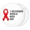 Κονκάρδα Aids world Aids day red ribbon 