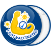 Κονκάρδα I got vaccinated μπλε