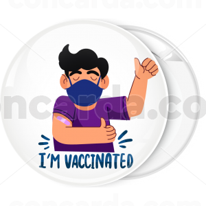 Κονκάρδα I am vaccinated 