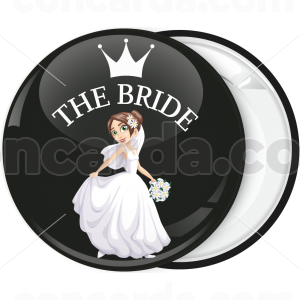 Μαύρη κονκάρδα γάμου The Bride crown 