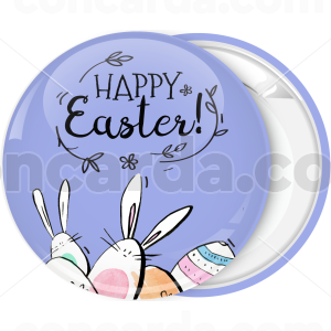 Κονκάρδα Happy Easter λαγουδάκια αυγουλάκια