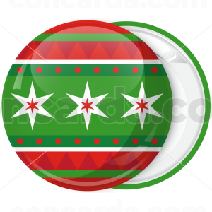 Κονκάρδα Χριστουγεννιάτικη μπάλα αστέρια