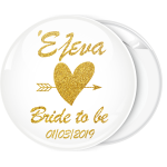 Kονκάρδα Bride to be Gold Glitter όνομα