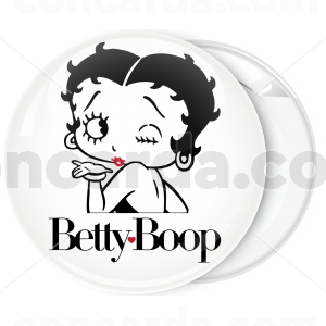 Κονκάρδα Vintage Betty Boop λευκή
