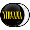 NIRVANA Smile Pin Button Badge Rock