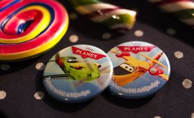 Christening badges buttons