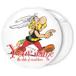 Asterix classic badge button