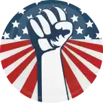 Freedom martin luther king badge button