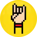 Κονκάρδα Rock Hand Horn κίτρινη